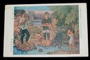 齋藤與里　春の夕　帝國美術院第11回美術展覧会（絵葉書）1枚