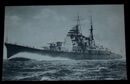 大巡洋艦　愛宕　摩耶　鳥海　高雄（絵葉書）1枚
