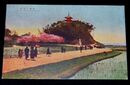 横浜　三渓園（絵葉書）1枚