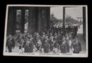 靖国神社大祭　海軍軍楽隊と陸戦隊の参拝行進（絵葉書）1枚