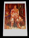 中山正實　母子像　帝國美術院第11回美術展覧会（絵葉書）1枚