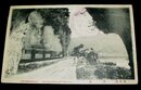 耶馬溪　仏坂　汽車（絵葉書）1枚