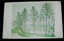松永蒼明　六月頃　帝國美術院第14回美術展覧会（絵葉書）1枚