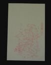 滋賀縣　大日本地図（絵葉書）1枚