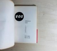 VOU　ANNUAIRE　1954年刊詩集