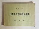 土佐手すき和紙見本帳　1973　高知県