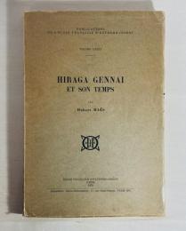 hiraga gennai et son temps