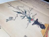 花傳書原典叢観　4　立花巻物　乾坤2冊揃　
