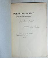 Poems barbarous
