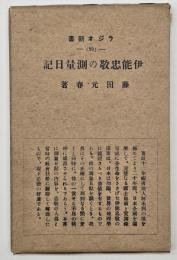 伊能忠敬の測量日記