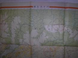 二百万分一太平洋周域（北部）興地図八號　航空図素図