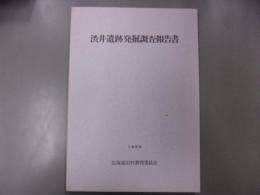 渋井遺跡発掘調査報告書