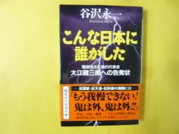 こんな日本に誰がした　戦後民主主義の代表者大江健三郎への告発状