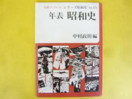 年表　昭和史　〈岩波ブッレットシリーズ　昭和史№15〉