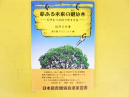 夢ある未来の鍵は木　分子レベルのリサイクル