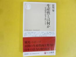 生産性とは何か　日本経済の活力を問いなおす　〈ちくま新書〉