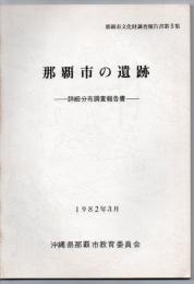 那覇市の遺跡 : 詳細分布調査報告書