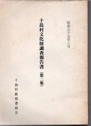 十島村文化財調査報告書 第2集