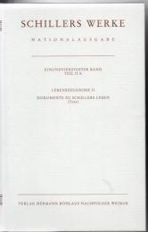 Dokumente zu Schillers Leben (Text) Schillers Werke