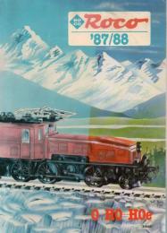 ROCO CATALOGO 1987/1988  O-HO-HOE 鉄道模型ロコ カタログ