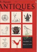 The Magazine ANTIQUES 1950年 July～Dec 6冊 合本製本【海外図書館除籍本】