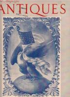 The Magazine ANTIQUES 1944年 July～Dec 6冊 合本製本【海外図書館除籍本】