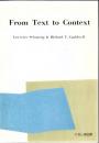 Ｆｒｏｍ　ｔｅｘｔ　ｔｏ　ｃｏｎｔｅｘｔ