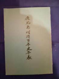 鹿児島明治百年史年表