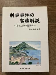 刑事事件の実務解説 : 各種法令の適用例