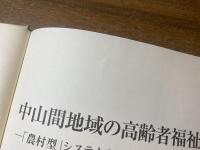 中山間地域の高齢者福祉 : 「農村型」システムの再構築をめぐって