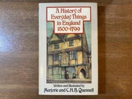 【洋書】A history of everyday things in England