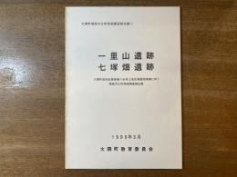 一里山遺跡・七塚畑遺跡 : 大隅町都市計画事業八合原土地区画整理事業に伴う埋蔵文化財発掘調査報告書