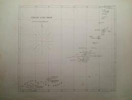 『ペリー提督日本遠征記』附図　琉球列島全図