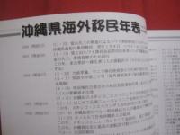 企画展  　　公文書館資料にみる海外移民の軌跡　　  編集　  財団法人沖縄県文化振興会公文書管理部　　　　    【沖縄・琉球・歴史・文化・図録】