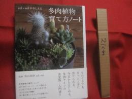 ｓｏｌ×ｓｏｌ が教える  　　    多肉植物育て方ノート    　　  監修 　 松山美紗　 ｓｏｌ×ｓｏｌ      　　河出書房新社  　 発行   　　　　      【サボテン・インテリア】