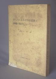 おもろによる首里の語源と沖縄の地名について　　