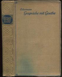 ドイツ語洋書　gespräche mit goethe（ゲーテ） 