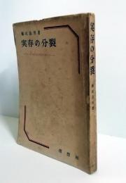 実存の分裂 : ヘーゲルからハイデッガーへ