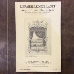 LIBRAIRIE LEONCE LAGET　ARCHITECTURE - BEAUX - ARTS　LIVRES ANCIENS ET MODERNES