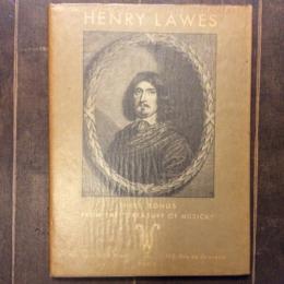 HENRY LAWES　THREE SONGS FROM THE “TREASURY OF MUSICK”　ヘンリー・ローズ