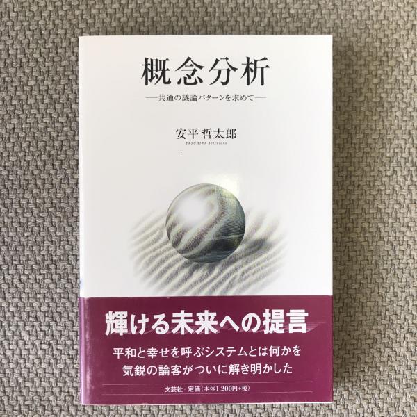 概念分析 共通の議論パターンを求めて(安平哲太郎) / 古本、中古本、古 ...