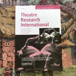 Theatre Research International volume39 number3 October 2014