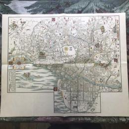 復刻版　懐宝御江戸絵図　天保14年