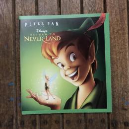 Peter Pan in return to neverland  ピーター・パン2 映画パンフレット ロビン・バッド監督作品