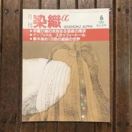 月刊染織α no.171 1995年6月 特集：手織り縞の未知なる芸術の探求 ポップな布絵 スタッフィードール 草木染め170色の組紐の世界
