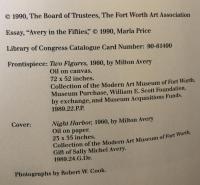 Milton Avery：Works from the 1950s　ミルトン・エイブリー