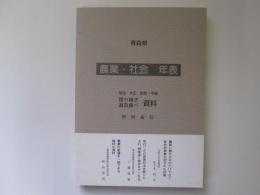 青森県　農業・社会　年表　　明治・大正・昭和・平成　語り継ぎ、遡及調べ資料