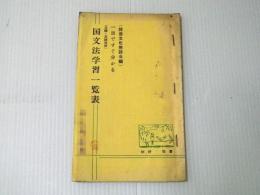 一目ですぐわかる 口語・文語対照 国文法学習一覧表