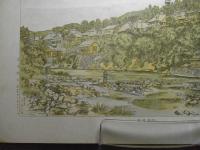 板留温泉　＜石板＞（旧山形村現黒石市） 青森県画譜：昭和9年