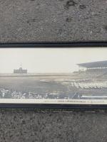 戦前　甲子園研究資料　　　第２１回全国中等学校優勝野球大会開会式　写真ポスター　　　額入